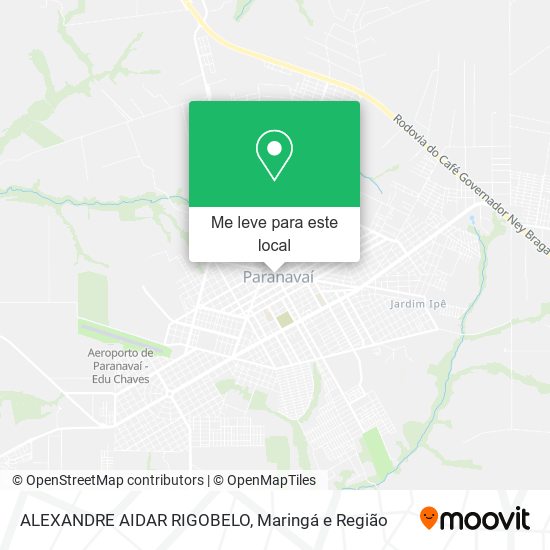 ALEXANDRE AIDAR RIGOBELO mapa