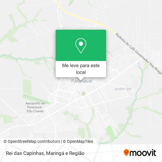 Rei das Capinhas mapa