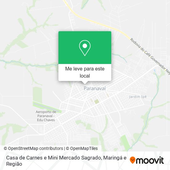 Casa de Carnes e Mini Mercado Sagrado mapa