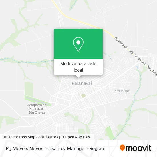 Rg Moveis Novos e Usados mapa