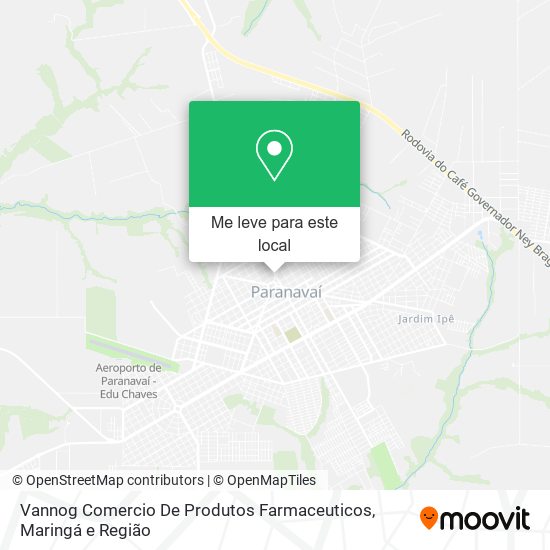 Vannog Comercio De Produtos Farmaceuticos mapa