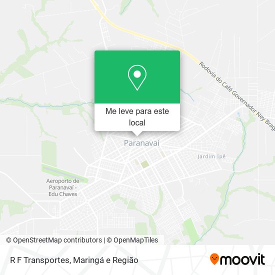 R F Transportes mapa