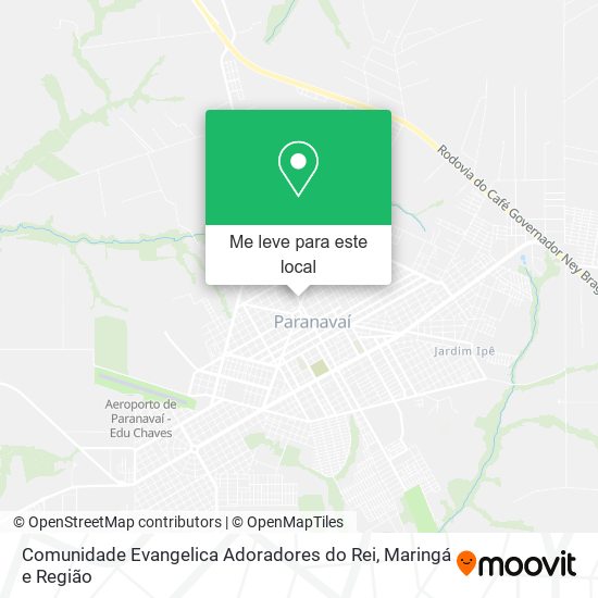 Comunidade Evangelica Adoradores do Rei mapa