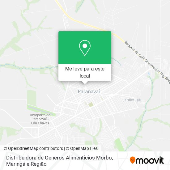 Distribuidora de Generos Alimenticios Morbo mapa