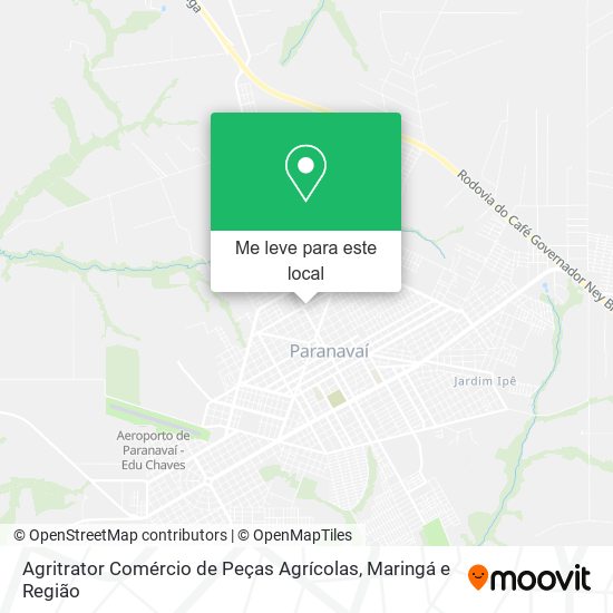 Agritrator Comércio de Peças Agrícolas mapa