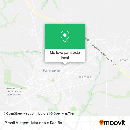 Brasil Viagem mapa