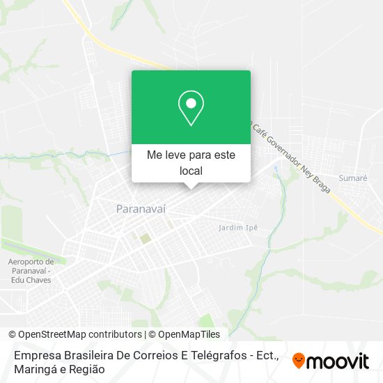 Empresa Brasileira De Correios E Telégrafos - Ect. mapa