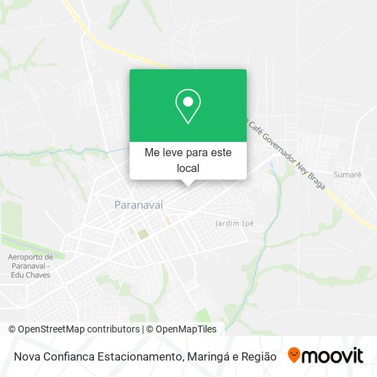 Nova Confianca Estacionamento mapa