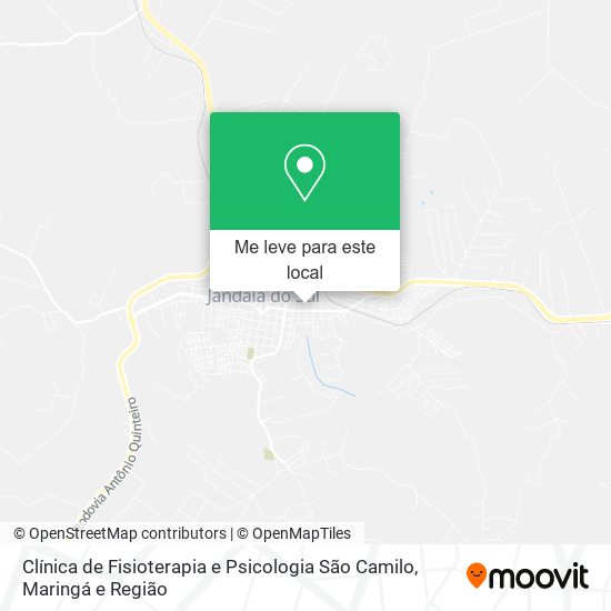 Clínica de Fisioterapia e Psicologia São Camilo mapa