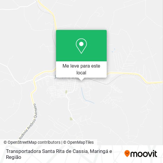 Transportadora Santa Rita de Cassia mapa