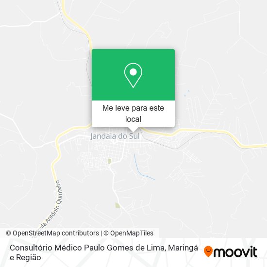 Consultório Médico Paulo Gomes de Lima mapa