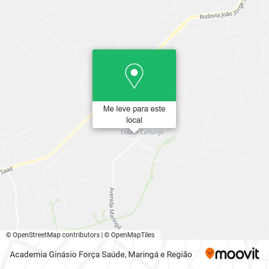 Academia Ginásio Força Saúde mapa