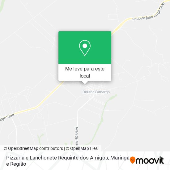 Pizzaria e Lanchonete Requinte dos Amigos mapa