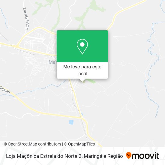 Loja Maçônica Estrela do Norte 2 mapa