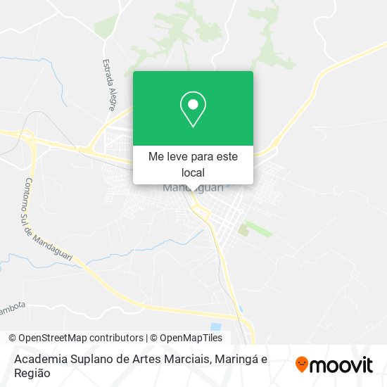 Academia Suplano de Artes Marciais mapa