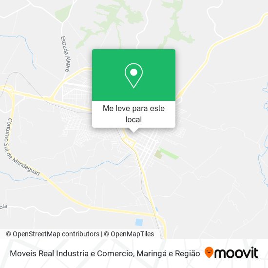 Moveis Real Industria e Comercio mapa