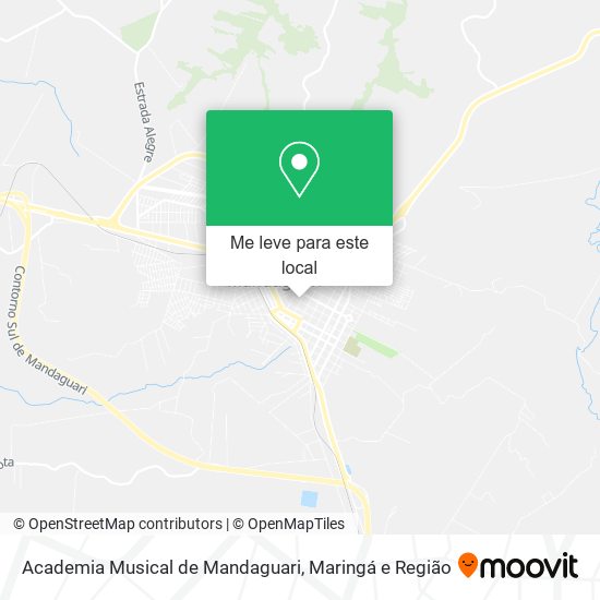 Academia Musical de Mandaguari mapa