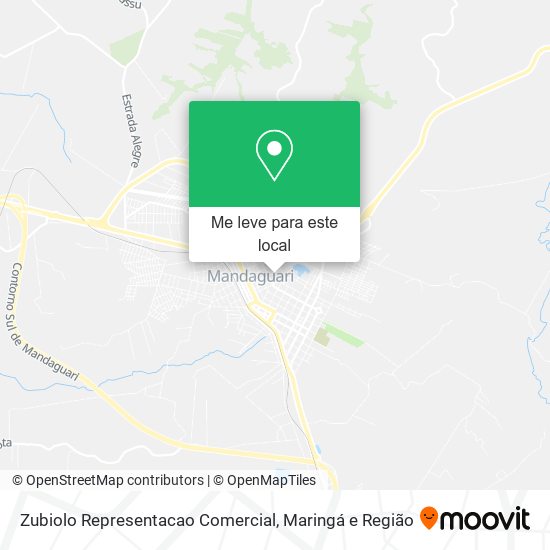 Zubiolo Representacao Comercial mapa