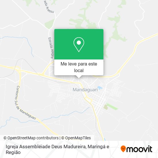 Igreja Assembléiade Deus Madureira mapa