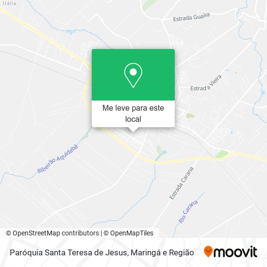 Paróquia Santa Teresa de Jesus mapa