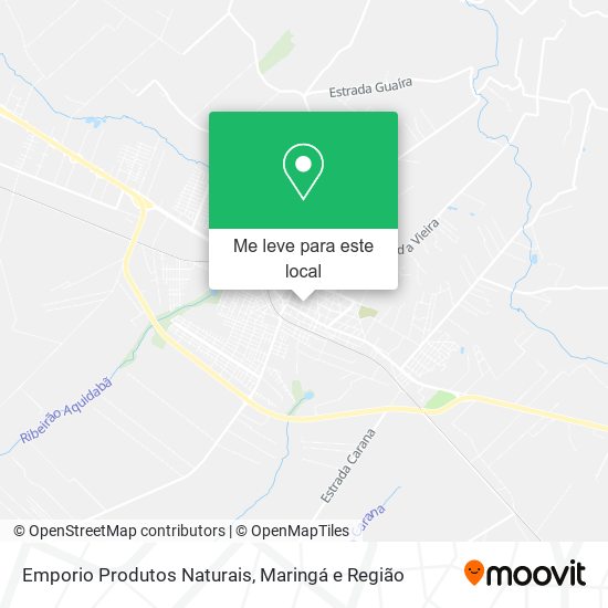 Emporio Produtos Naturais mapa