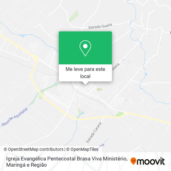 Igreja Evangélica Pentecostal Brasa Viva Ministério mapa