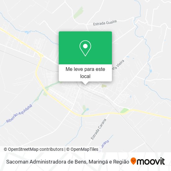 Sacoman Administradora de Bens mapa