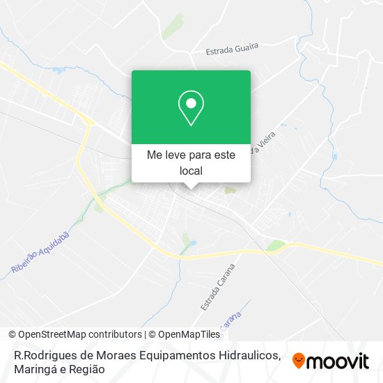 R.Rodrigues de Moraes Equipamentos Hidraulicos mapa