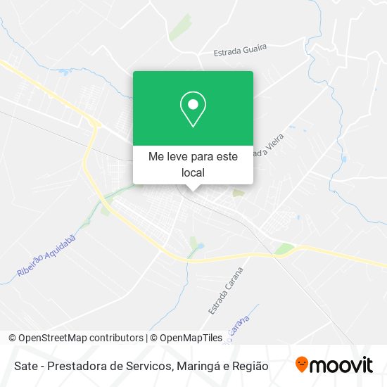 Sate - Prestadora de Servicos mapa