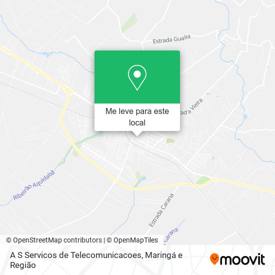 A S Servicos de Telecomunicacoes mapa