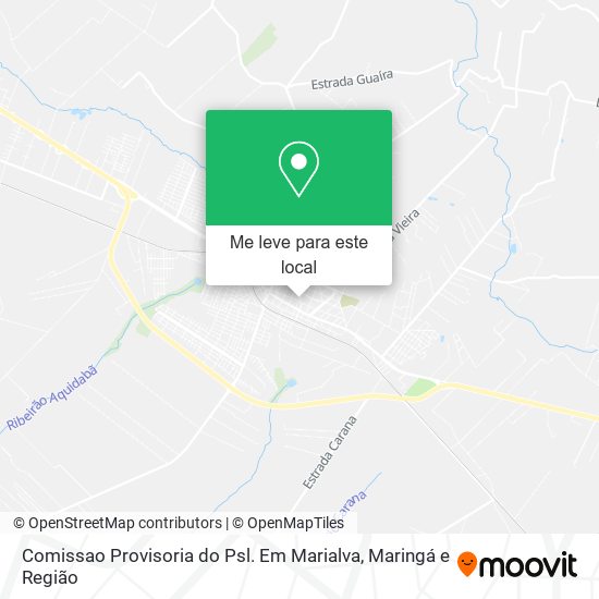 Comissao Provisoria do Psl. Em Marialva mapa