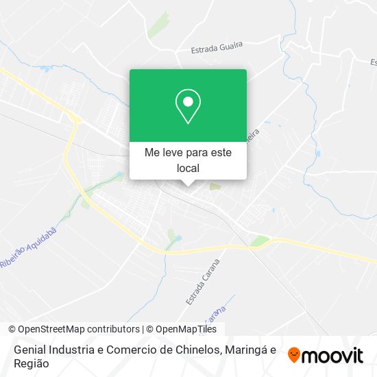 Genial Industria e Comercio de Chinelos mapa