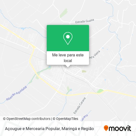Açougue e Mercearia Popular mapa