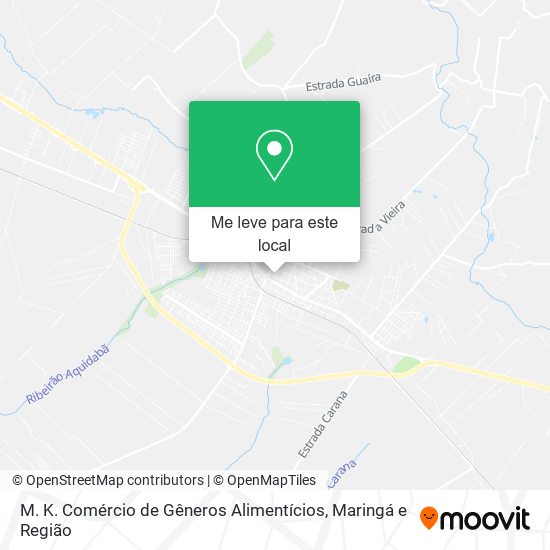 M. K. Comércio de Gêneros Alimentícios mapa