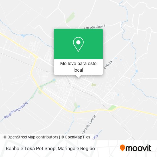 Banho e Tosa Pet Shop mapa