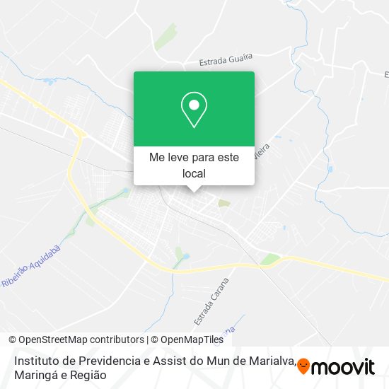 Instituto de Previdencia e Assist do Mun de Marialva mapa