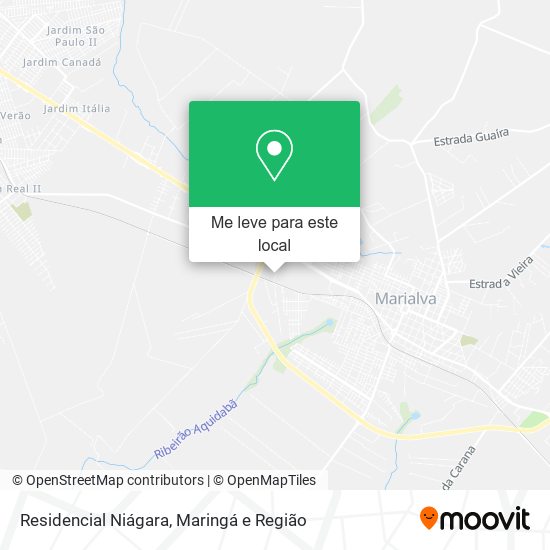 Residencial Niágara mapa