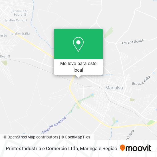 Printex Indústria e Comércio Ltda mapa