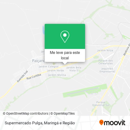 Supermercado Pulga mapa