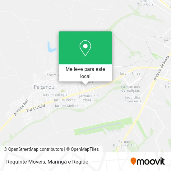 Requinte Moveis mapa