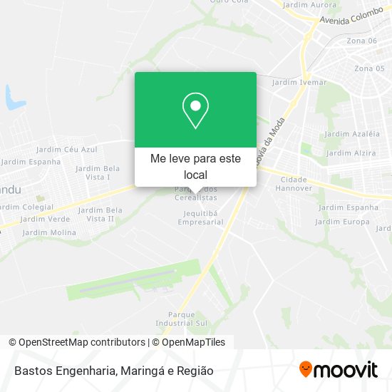 Bastos Engenharia mapa