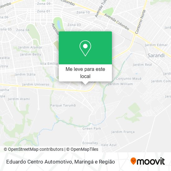 Eduardo Centro Automotivo mapa