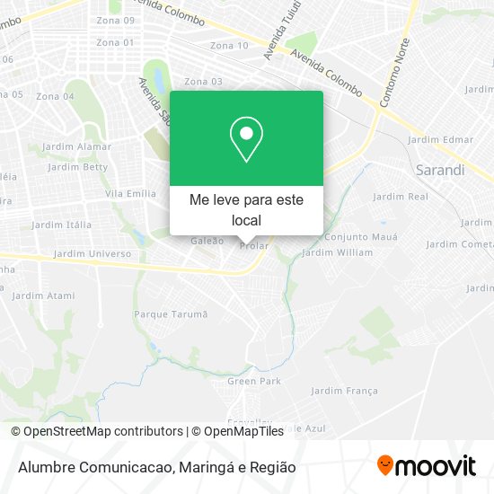 Alumbre Comunicacao mapa