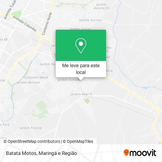 Batata Motos mapa