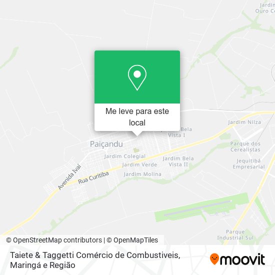 Taiete & Taggetti Comércio de Combustiveis mapa