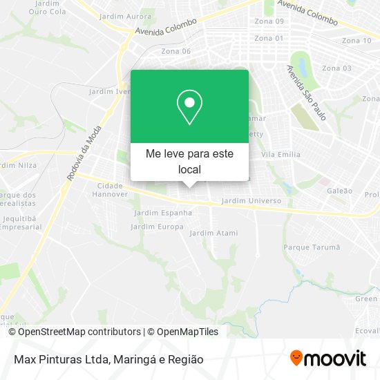 Max Pinturas Ltda mapa