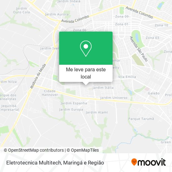 Eletrotecnica Multitech mapa