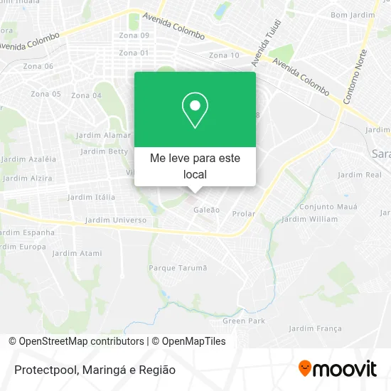Protectpool mapa