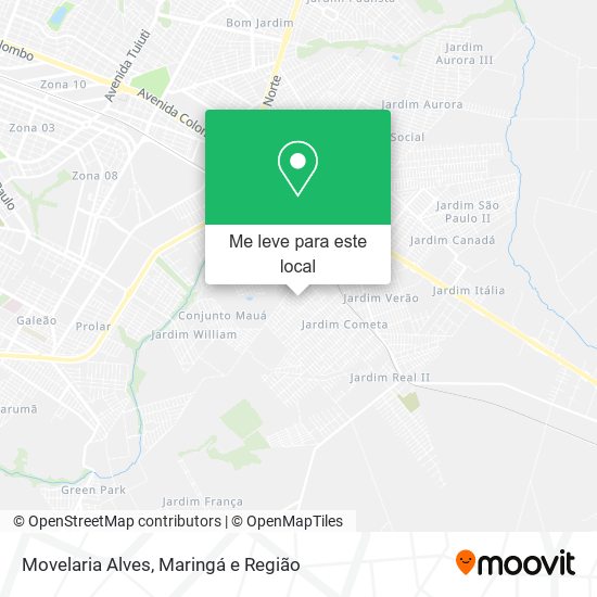 Movelaria Alves mapa