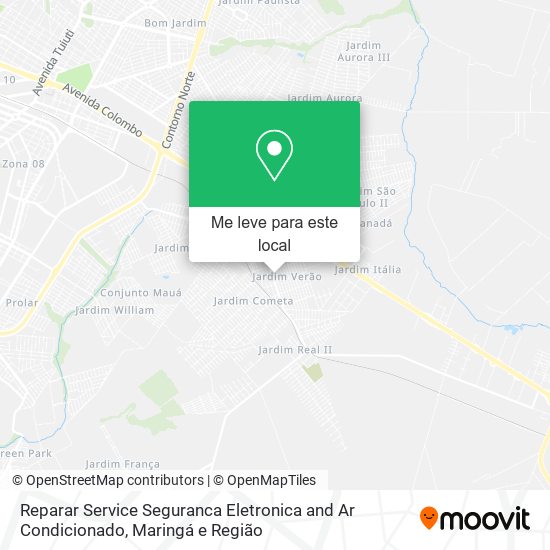 Reparar Service Seguranca Eletronica and Ar Condicionado mapa